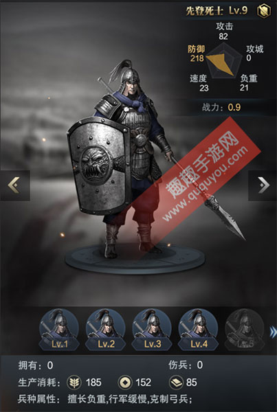 霸王之业先登死士厉害吗 步兵类特殊兵种介绍