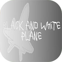 黑白纸飞机