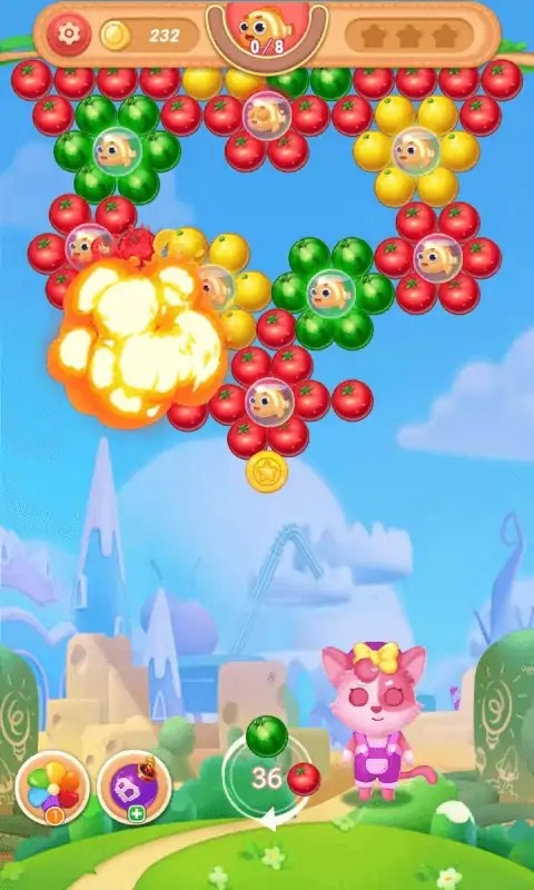 水果泡泡龙截图