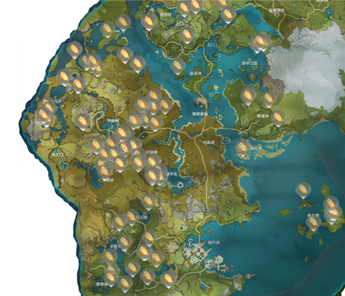 原神石珀在哪 黄矿石地图分布位置一览