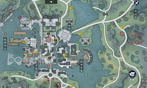 天涯明月刀手游胜景录江南坐标介绍 江南拍照地点位置