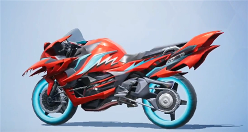 游戏攻略 和平精英  和平精英双刃魅影摩托车是配色比较潮的载具皮肤