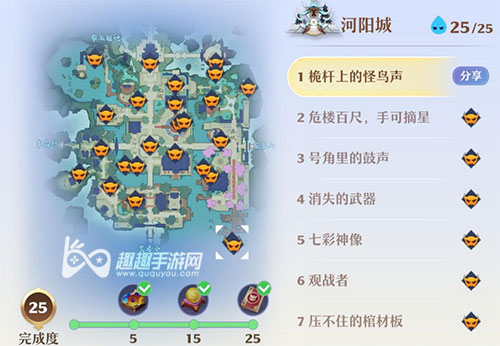 梦幻新诛仙河阳城探灵位置一览 总共25个坐标图