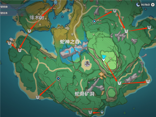 原神刀镡采集路线 2022名刀镡速刷路线图