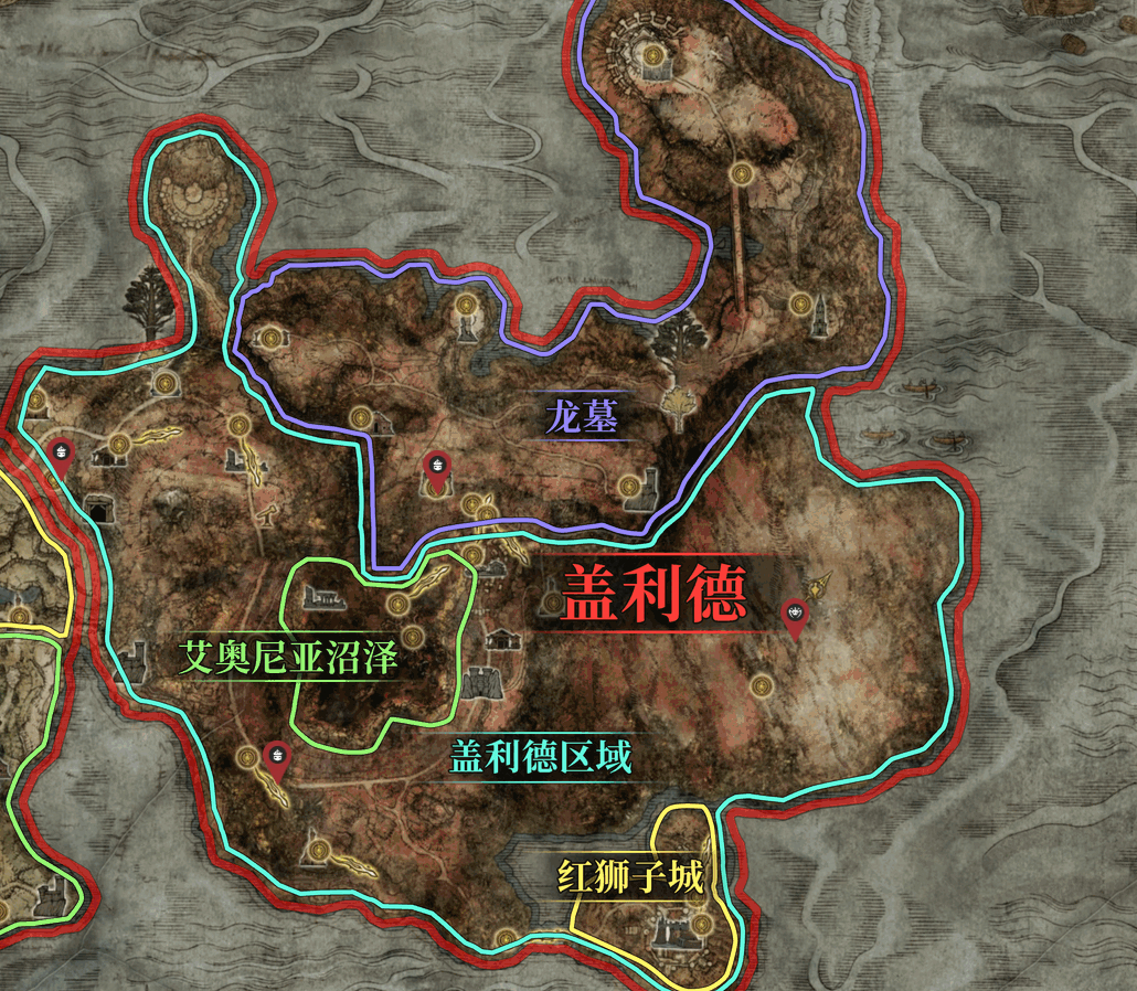 艾尔登法环boss位置分布图老头环boss地图位置大全 趣趣手游网