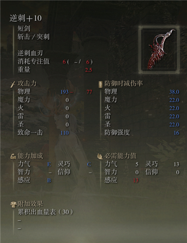 艾爾登法環武器圖鑑大全 老頭環滿級武器屬性圖片 - 第10張
