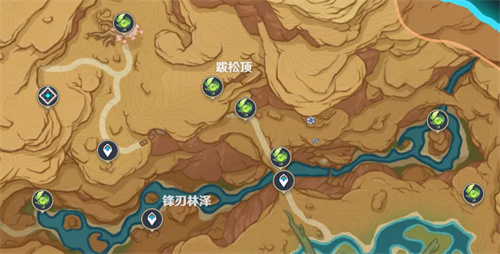 原神荒石苍漠浮罗囿草神瞳位置一览 3.6新地图草神瞳在哪 - 第2张