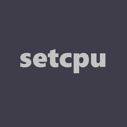 setcpu下载 setcpu（V0.7.8）英文版